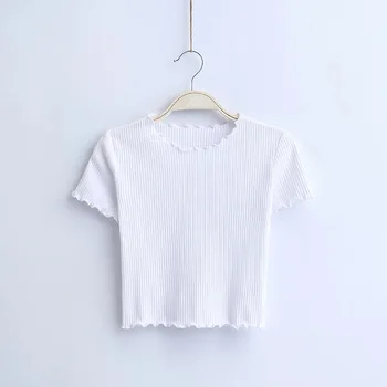 Kratek sleeve majica s kratkimi rokavi ženske poletje obleko 2021 nove T-shirt O-Vratu