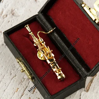 Saksofon Obliko francoski Rog Broška Trobenta Broška z ohišjem, ki je Glasbeni Instrument, Pin Broška Božično Darilo za Rojstni dan