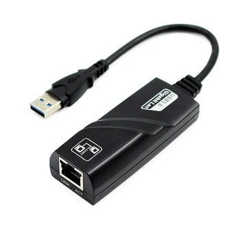 USB 3.0, da RJ45 Ethernet Adapter Lan Omrežij 10/100/1000 Mb / s Omrežna kartica za Macbook Tablet PC Win 7 8 10 XP