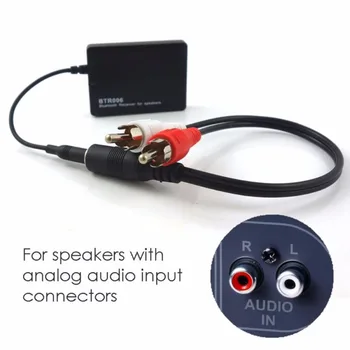 SOONHUA Prenosni Bluetooth V4.0 EDR Sprejemnik Z DRUŽBENO Čipov Stereo Glasba Zvok Brezžični Adapter Univerzalni 3,5 mm Za Zvočnik