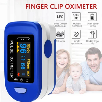 Prst Impulz Oximeter Kisika v Krvi, Digitalni Impulz Oximeter Alarm Oximeter OLED