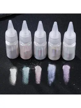 5 Barv Pearlescent Naravnih Mica Mineralnih Prahu Epoksi Smolo Dye Pearl Pigment XXFB