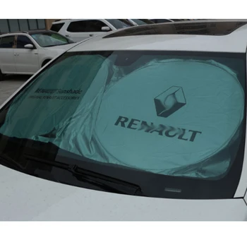 1 KOS Za Renault Clio delovna halja Megane Logan 2 3 4 Captur Megane Modus Avto Prednje Vetrobransko steklo Dežnik za Sonce Odtenek Kritje Nalepka