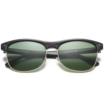 2020 Moda Semi-Rimless sončna Očala Ženske/Moški Letnik Riž Nohtov UV400 Klasična Očala blagovne Znamke Oblikovalec sončna Očala