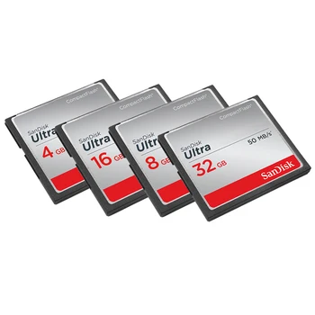 SanDisk Ultra Pomnilniško Kartico CompactFlash 16 GB CF Kartica 333X kot 50 mb/s Branje Hitrost DSLR Video Flash Kartice ( SDCFHS-016G-Z46-16GB)
