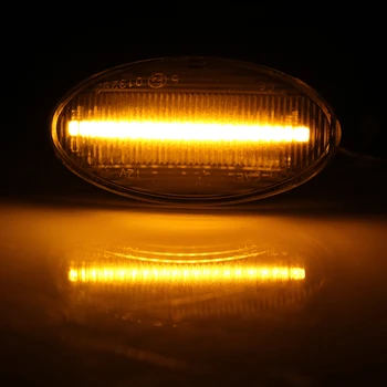 1 Par LED Avto Dinamične Strani Oznako Vključite Opozorilne Luči Zaporedno Blinker Svetlobe, ki Teče Za Suzuki Swift Jimmy Vitara SX4 Alto