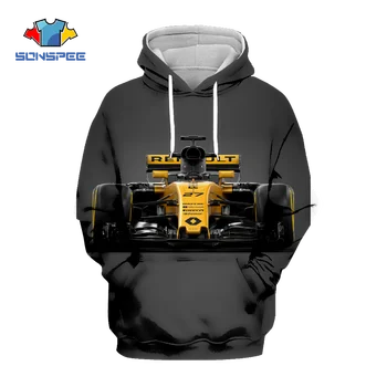 SONSPEE NOVO FIA Formula 1 Svetovnega Prvenstva Hoodie 3D Tiskanja Moških in Žensk F1 Majica Športni Avto Dirke Puloverju Hoodie