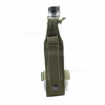 Prenosna Steklenica za Vodo Vrečko Prilagoditev Taktično Vojske MOLLE Prikrivanje Steklenico Torbica Vrečko Vojaške Prostem Vode grelnik vode Pack