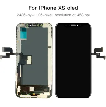 10PCS/VELIKO AAA+++ Za iPhone X XR XS MAX Zaslona Zamenjava OLED Sklop Zaslona LCD Ne Dead Pixel