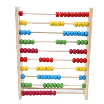 Multicolor Kroglice Oblikovanje Izobraževalnih Lesene Abakus Igrača Za Otroke Štetje Števila Zgodnjega Učenja Igrača Za Otroka Matematiko Študija Za Darilo