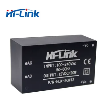 Brezplačna dostava 5pcs/veliko Hi-Link HLK-20M12 220v 12V 20W AC DC kompakten izoliranih korak navzdol napajalni modul