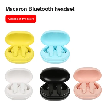 TW-T207 TWS Brezžična tehnologija Bluetooth 5.0 Slušalke Macaron V uho Čepkov 9D Zmanjšanje Hrupa Glasbo, Slušalke Za Otroke Dekleta Darila