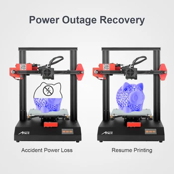 Potrditev ANET ET4 3D Tiskalnik, Komplet Samodejno Ogrevanje Posteljo Izravnavanje Visoko Natančnost 3D Tiskalnik DIY Komplet za Podporo odprtokodne