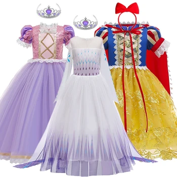 Novo Obleko za Deklice, Oblačila za Otroke, Obleke Za Dekleta Rojstni dan Princesa Kostum Otrok, Cosplay Stranke Obleke Vestidos