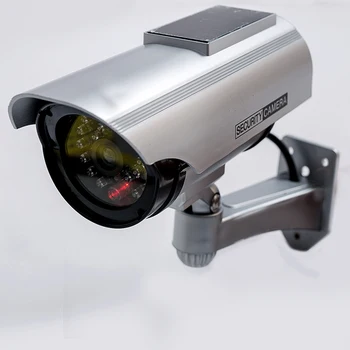 Nove Ponaredek Fotoaparat Sončne Energije Lutke Nadzor CCTV Kamere Zaslon Nepremočljiva Prostem CCTV Kamere