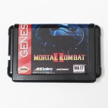 Mortal Kombat II 16 bit MD Igra Kartice Za Sega Mega Drive Za Genesis
