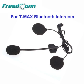 FreedConn T-MAX Trde Žice, Mikrofon & Zvočniški Kabel za motorno kolo Open face/ Pol/ Flip Up Čelada Bluetooth Interfonski Slušalke