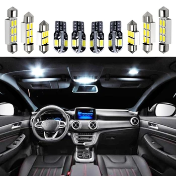 Za leto - 2019 Chevrolet Impala Bel avto dodatki Canbus Napak LED Notranjosti Branje Svetlobe Svetlobni Kit Zemljevid Dome Licenco La