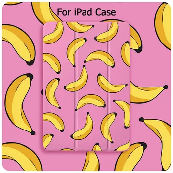 Za iPad Zraka 2 3 Primeru Srčkan Banana Za iPad Pro 11 Primeru 2020 Tablični Primeru Auto Sleep funkcija Wake Za iPad Mini 5 PU Zaščito Kože Primerih