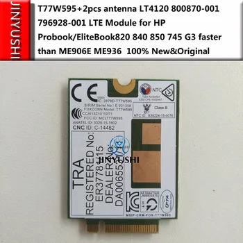 T77W595+2pcs antena LT4120 Snapdragon X5 LTE Modul za HP Probook/EliteBook820 840 850 745 G3 HP ProBook X2 612 g2