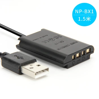 Fotoaparat mobilno napajanje polnilnik USB, kabel X1 DK DK-X1 DC Spojnik NP-BX1 NPBX1 nadomestna baterija za Sony DSC-RX1 DSC RX100 RX1R