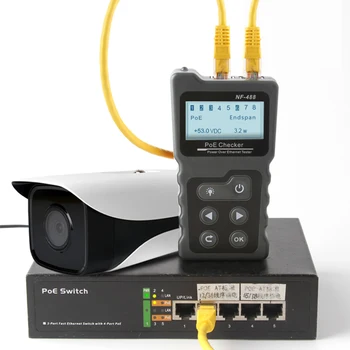 NOYAFA NF-488 Digitalni CAT5 Ethernet CAT6 LAN Omrežni Kabel PoE Stikalo Tester Detektor LCD Display Network Cable Tester Orodje