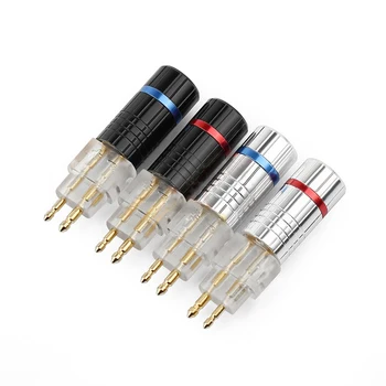 Dobra kakovost 2Pcs Slušalke Kabel Pin Plug Konektor za Sennheiser HD650 HD600 HD580 HD25 Kabel, Slušalke Pribor