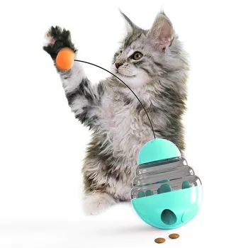 Interaktivne Igrače Mačke IQ Zdravljenje Žogo Mešalniku Jajce Pametnejši Jjeza Igrača Hrane Razpršilnik Za Mačke Tresenje Igranje Usposabljanje Žogo Hišne Potrebščine