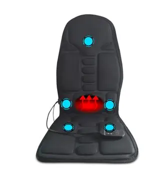 Električni Back Massager Stol, Blazine Vibrator Prenosni Domov Avto Urad Vrat, Ledveni Pas Lajšanje Bolečin Sedež Pad Se Sprostite Mat