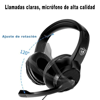 PS4 računalnik Gamer slušalke, da stereo Gaming slušalke (3,5 mm Priključek za slušalke z mikrofonom hrupa preklic