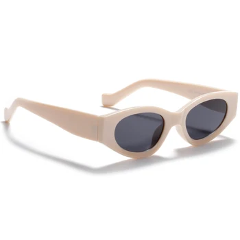 Peekaboo kvadratek sončna očala ženske retro bež, zelena 2021 hot-prodaja moška sončna očala mačka oči gospe pink uv400 dropship