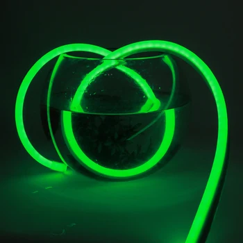 Gobova Obliko Prilagodljivo LED RGB Neon Flex Velika Velikost Vodotesen LED Trak SMD 2835 5050 Počitnice Razsvetljavo Dekor