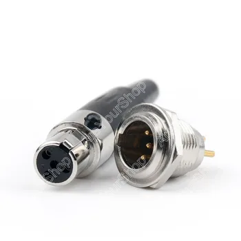 Areyourshop Prodaje 1 Kos Mini Xlr 4 Pin Moški Kabel Inline Plug Majhne 4Pin Ženski Adapter