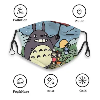 Moj Sosed Totoro Značko Otroci Niso Za Enkratno Uporabo Masko Ghibli Anti Masko Za Prah Zaščitni Pokrov Respirator Usta Žarilna