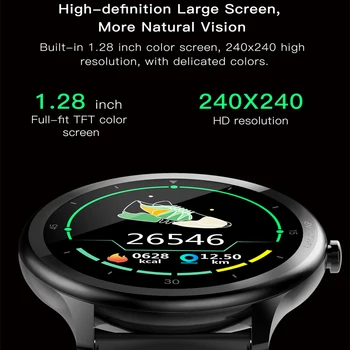G28 Pametno Gledati IP68 Vodotesen Ženske Moški Pametno Gledati Šport Fitnes Tracker Smartwatch Srčnega utripa, števec korakov Za Ios Android