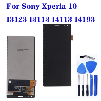 Original Za Sony Xperia 10 I3123 I3113 I4113 I4193 LCD zaslon na dotik, računalnike Zbora za Sony Xperia 10 zaslon rezervnih delov