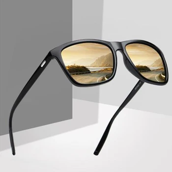 Moški Polarizirana sončna Očala Letnik blagovno Znamko Design Kvadratnih Vožnjo sončna Očala Ženske Ogledalo Odtenki Očala Oculos de sol UV400 Gafas