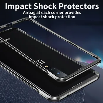 Shockproof Aluminija Odbijača Primeru Za Oneplus 8 Pro Primeru 360 Popolno Zaščito Kovinski Oklep Oneplus 8 Primeru Telefon Kritje Luksuzni Funda