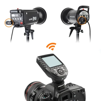 GODOX XPro-C E-TTL ZA 2,4 G Brezžični High Speed Sync 1/8000s X sistema za Visoke hitrosti Bliskavica Sproži + 3x XTR-16 Za Canon EOS Fotoaparate