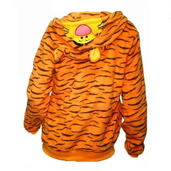 Unisex Jeseni In Pozimi Lepa Risanka Skoki Tiger Modeliranje Celo Polnoči Kostum Svoboden Plašč Kostume Hoodie Kapičastih Pulover
