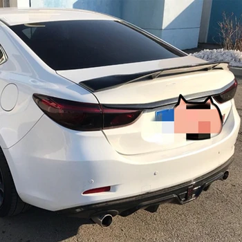 Uporabite Za Mazda 6 Spojler--2018 Leto Resnično Sijajnega Ogljikovih Vlaken Zadaj Krilo R Slog Športni Dodatki Za Telo Kit