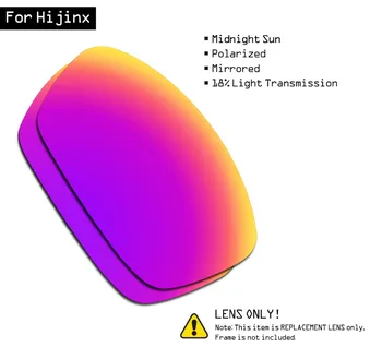 SmartVLT Polarizirana sončna Očala Zamenjava Leč za Oakley Hijinx - Midnight Sun