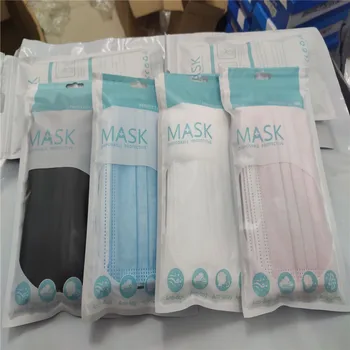 Visoka Kakovost Mondmasker Non-woven Masko za Enkratno uporabo Usta Masko Varnost Masko Držalo Masko Roza Barve, Maske Mascarillas