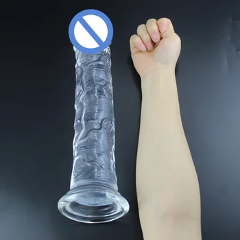 Realističen Dildo Z Super Močan Sesalni Sex Igrače za Ženske Penis G-Spot Simulacije