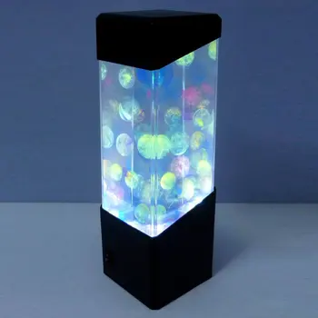Meduze Vode Žogo Akvarij Tank LED Luči Svetilka se Sprostite ob Postelji Razpoloženje Luč za Dom Dekor Lučka Darilo za Otroka Prijatelj