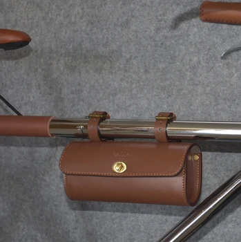 Trgatev stare kolesarske umetno sedlo pravega usnja PU blazine vrečko brooks vrečko hangback orodje torba črna sedlo vrečko VRH cevi vrečko