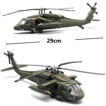 1/72 obsega Black Hawk Vojaški helikopter model Vojske borec letalo letalo modeli odrasle otroke, igrače vojaške