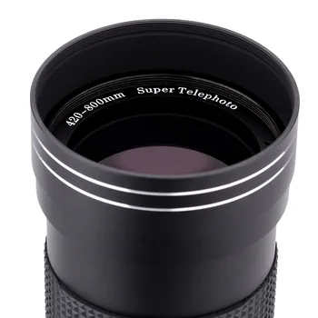 Mcoplus 420-800mm F8.3-16 Super Telefoto Objektiv, Ročni Zoom Objektiv za Canon EOS EF DSLR Fotoaparat