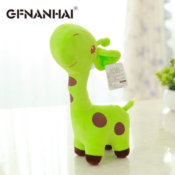 6pcs/veliko 25 cm kawaii 6 barv jelena plišastih igrač srčkan žirafa lutke mehko polnjene igrače za otroke, otroci rojstni dan valentinov darilo