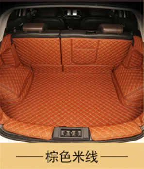 Za Nissan TIIDA za obdobje 2011-3D tri-dimenzionalni PU rep polje zaščitna preproga pad trunk prtljage pad Avto styling